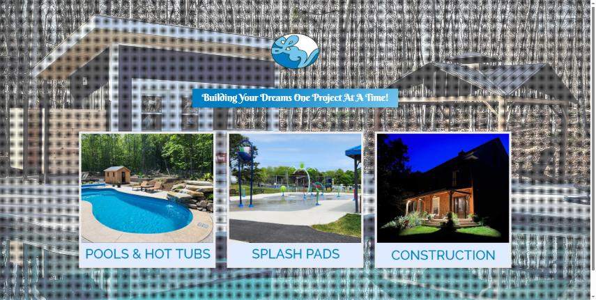Leisure Valley Pools & Spas website homepage